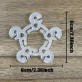 Plastic Balloon Clips with Ring Buckle & Arch Buckle