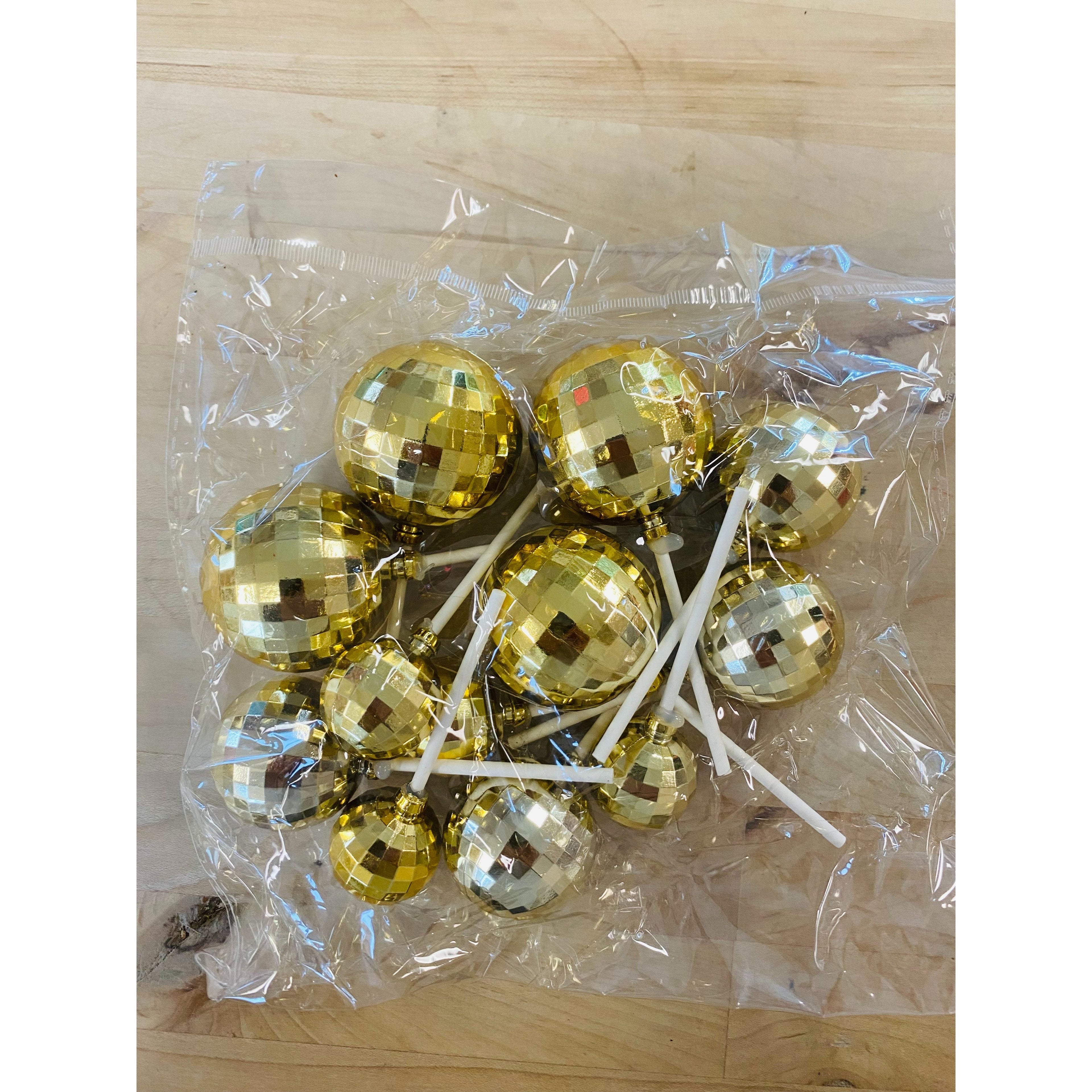Disco Ball Cake Toppers