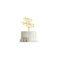 “Happy Birthday” Acrylic Cake Topper
