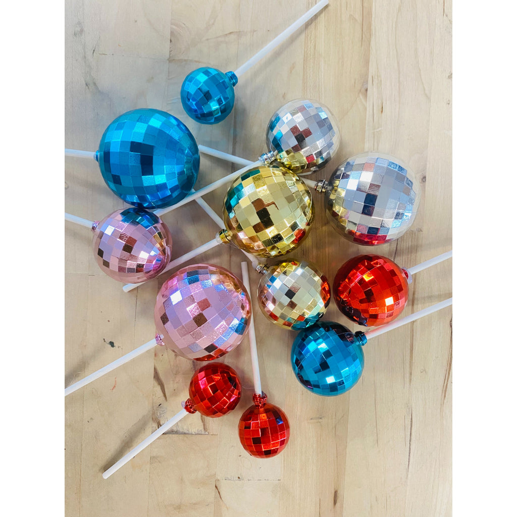 Disco Ball Cake Toppers