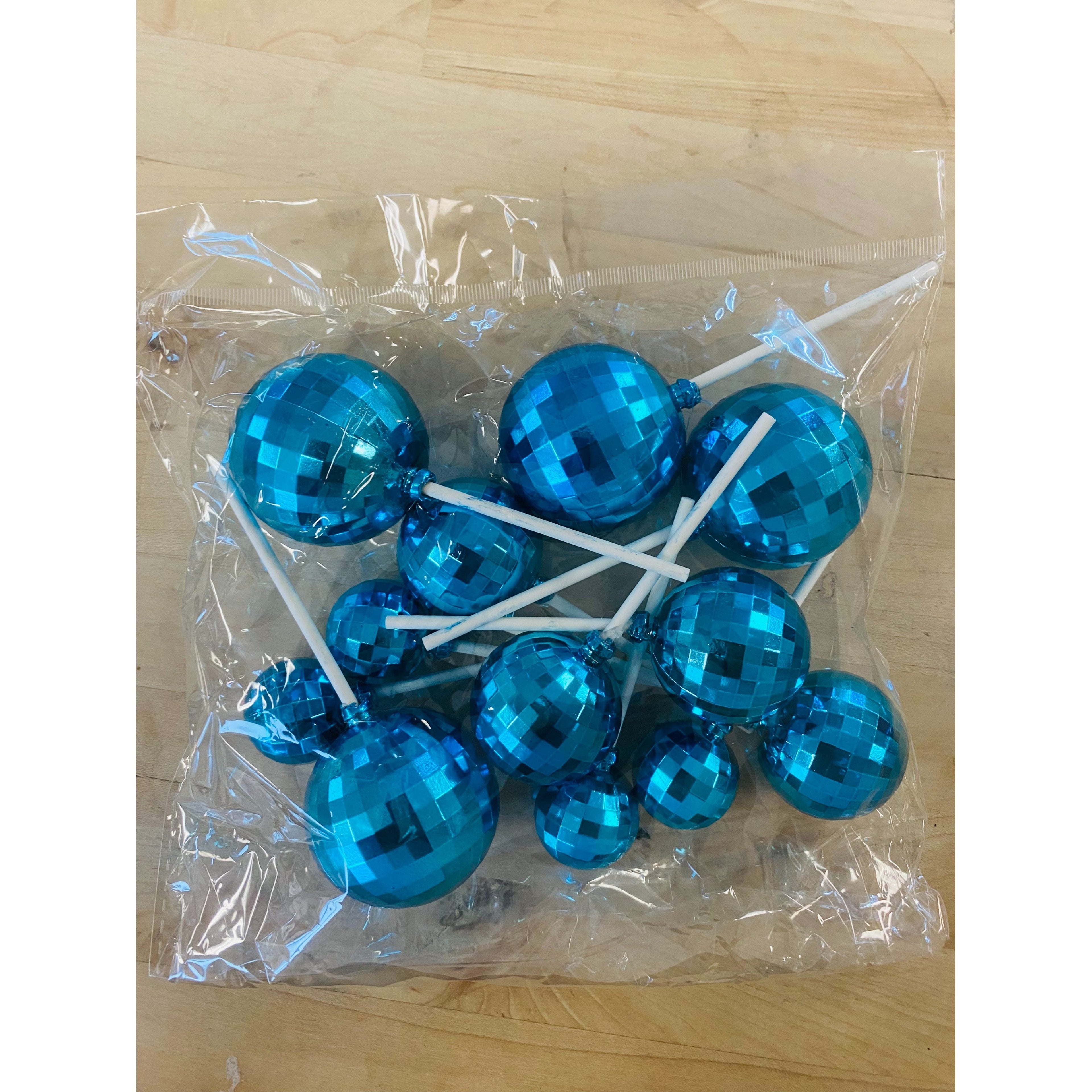 Disco Ball Cake Toppers