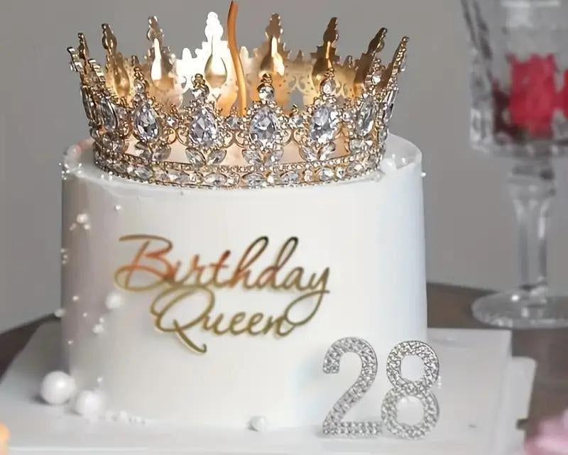 1pc Crown Iron Cake Topper