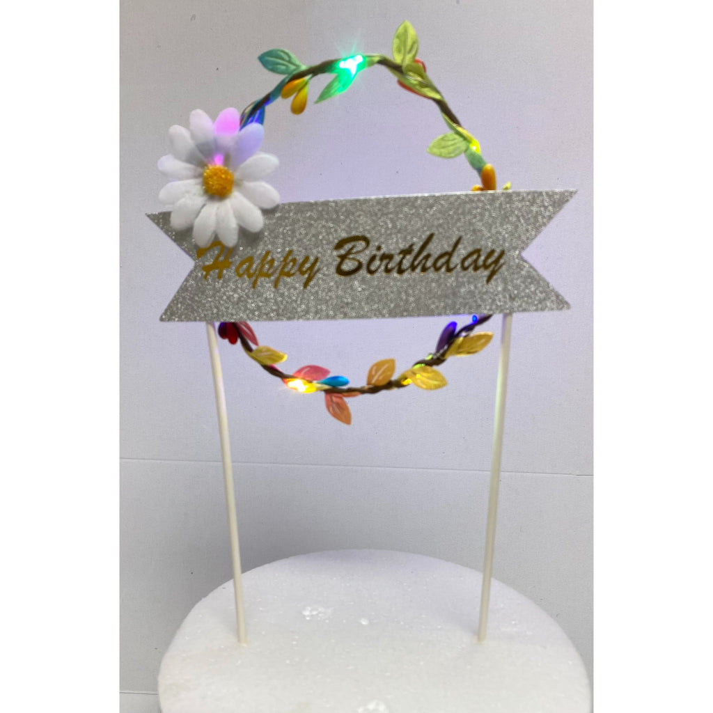 LED Glow-in-the-Dark Birthday Cake Topper