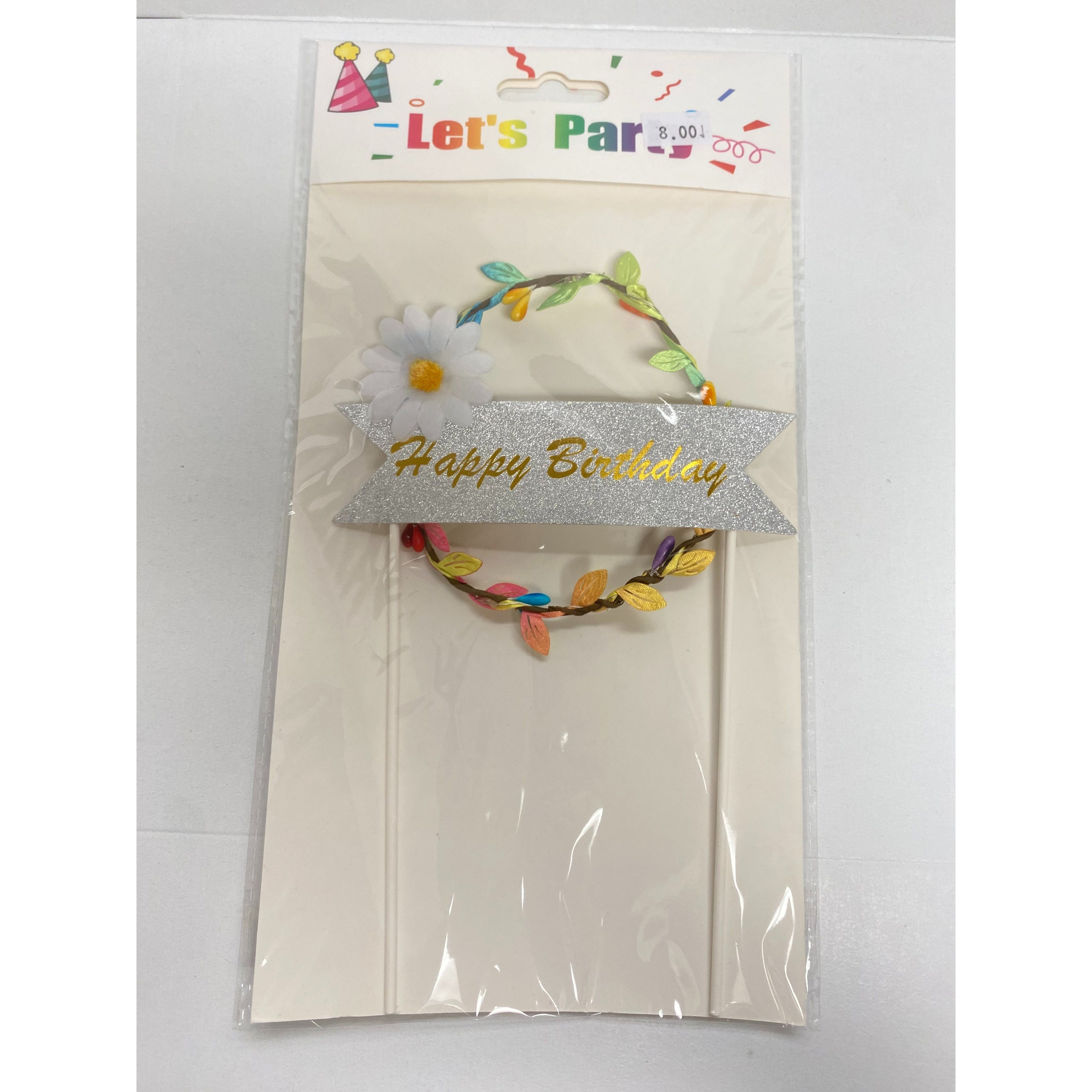 LED Glow-in-the-Dark Birthday Cake Topper