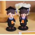 Graduation Cake Toppers Boy or Girl 6 Pcs Set
