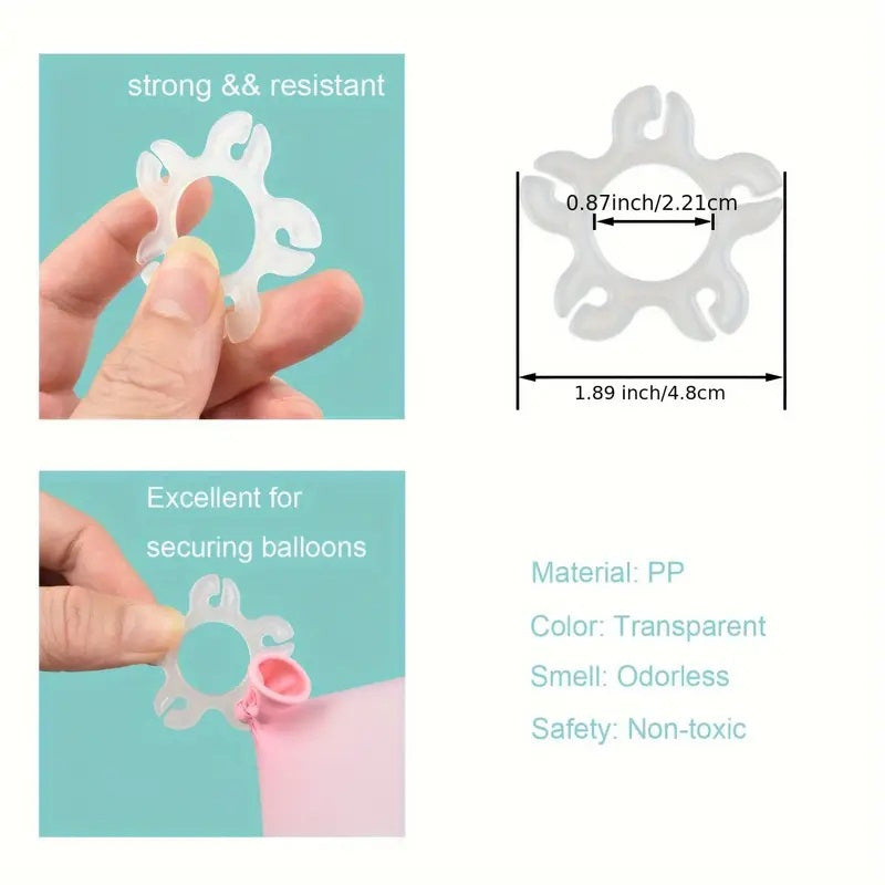 Plastic Balloon Clips