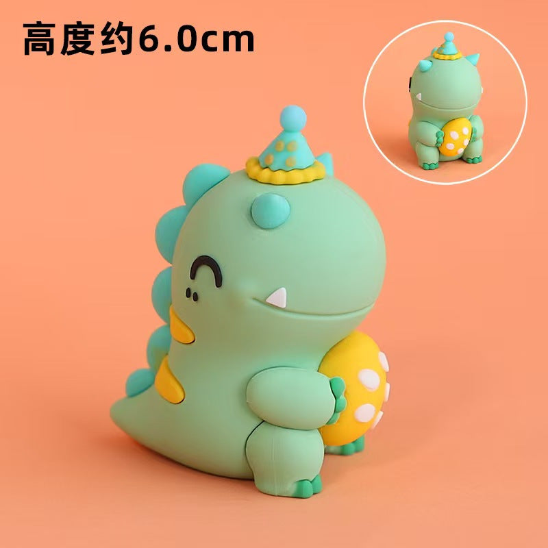 Jungle Dinosaur Birthday Cake 4 Pcs