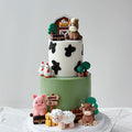 Farmyard Friends Birthday Cake topper 13 Pcs