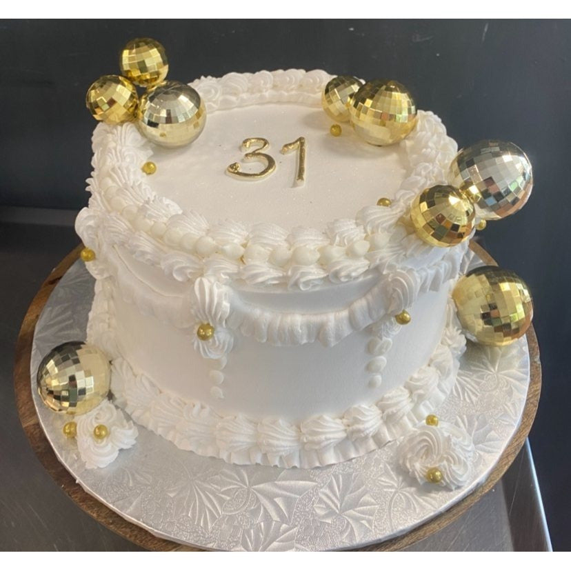 Disco Ball Cake Toppers