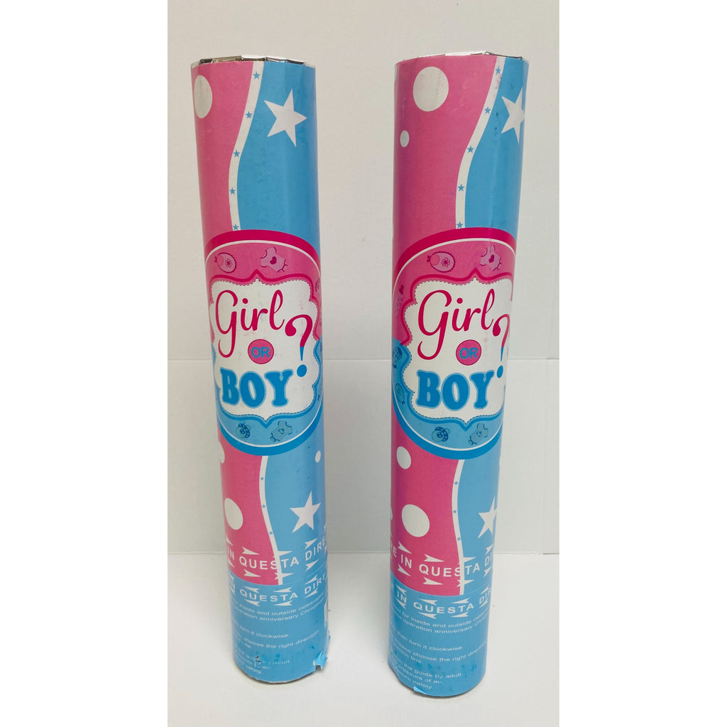 Gender Reveal Party Confetti Poppers