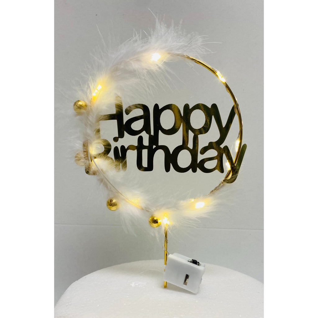 LED Glow-in-the-Dark Birthday Cake Topper